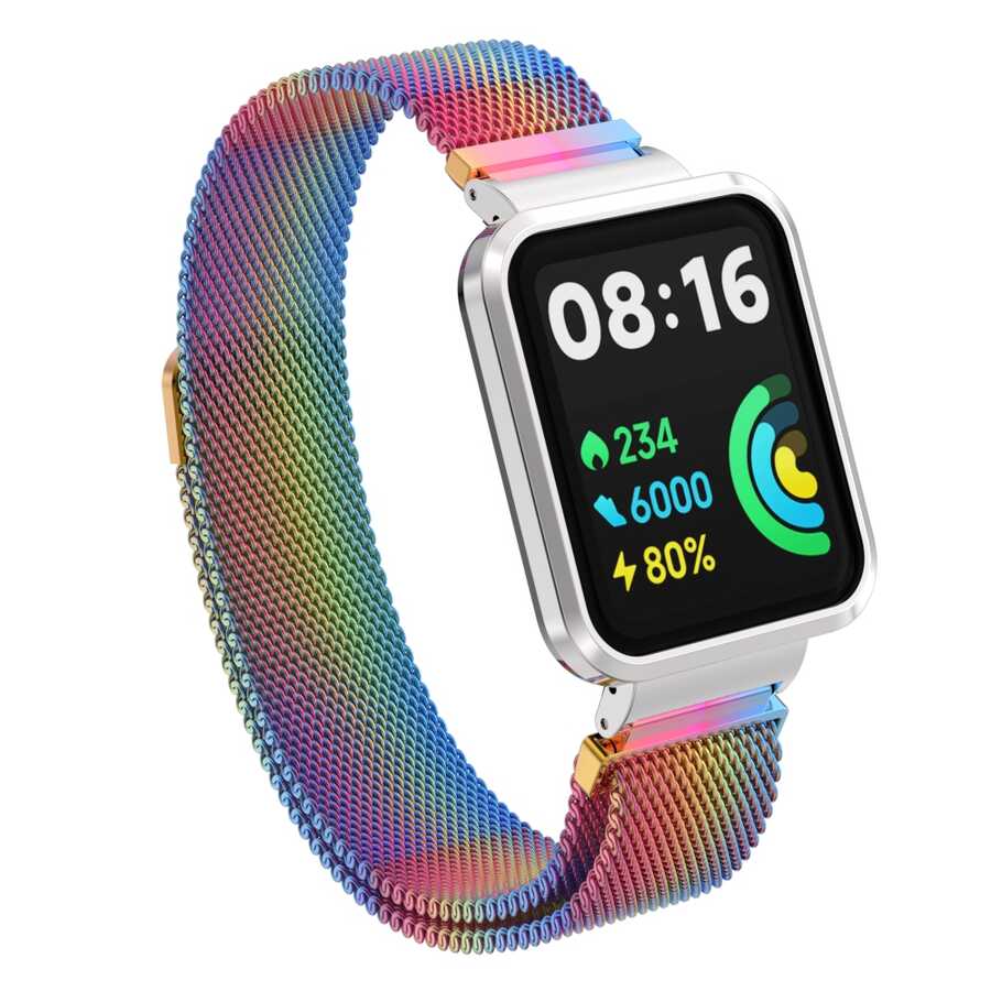 Xiaomi Redmi Watch 2 Lite Zore KRD-58 Metal Kordon - Colorful