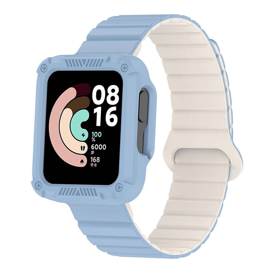 Xiaomi Redmi Watch 2 Silikon Kordon Zore KRD-105 Strap Kayış - Mavi-Starlight