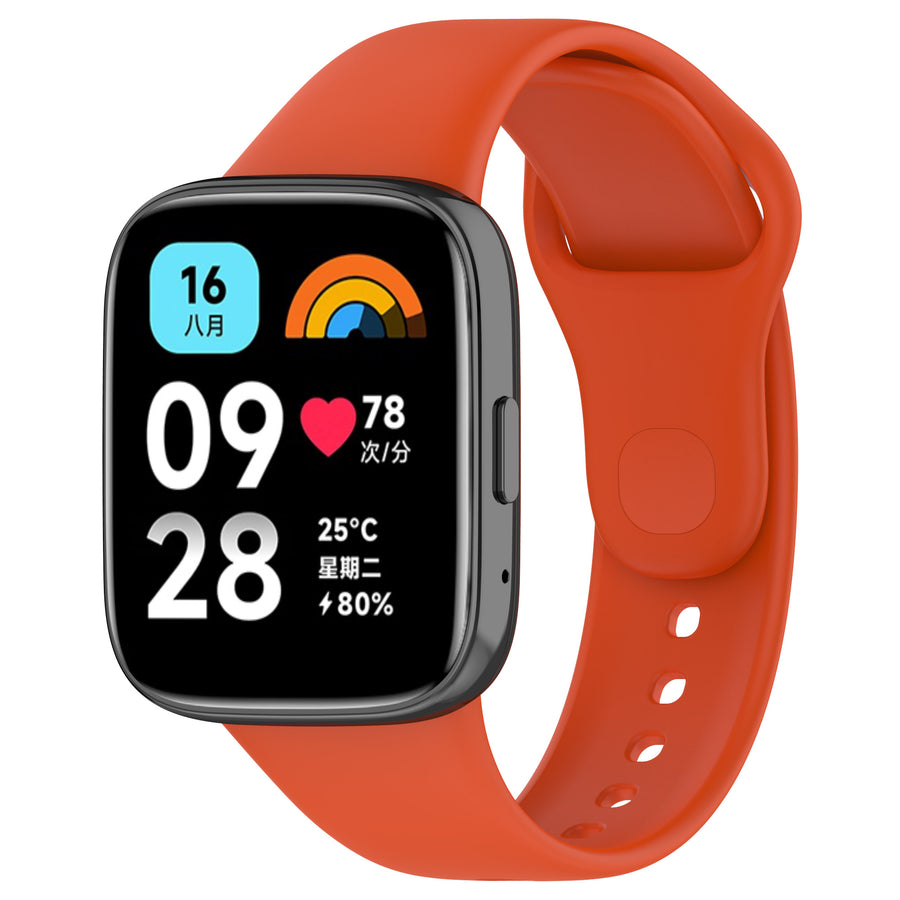 Xiaomi Redmi Watch 3 Active Zore Klasik Kordon - Turuncu