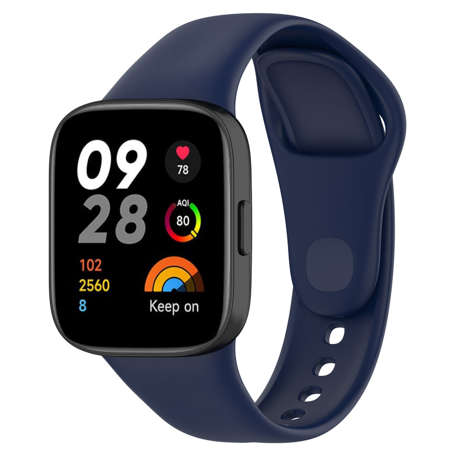 Xiaomi Redmi Watch 3 Zore KRD-81 Silikon Kordon - Lacivert