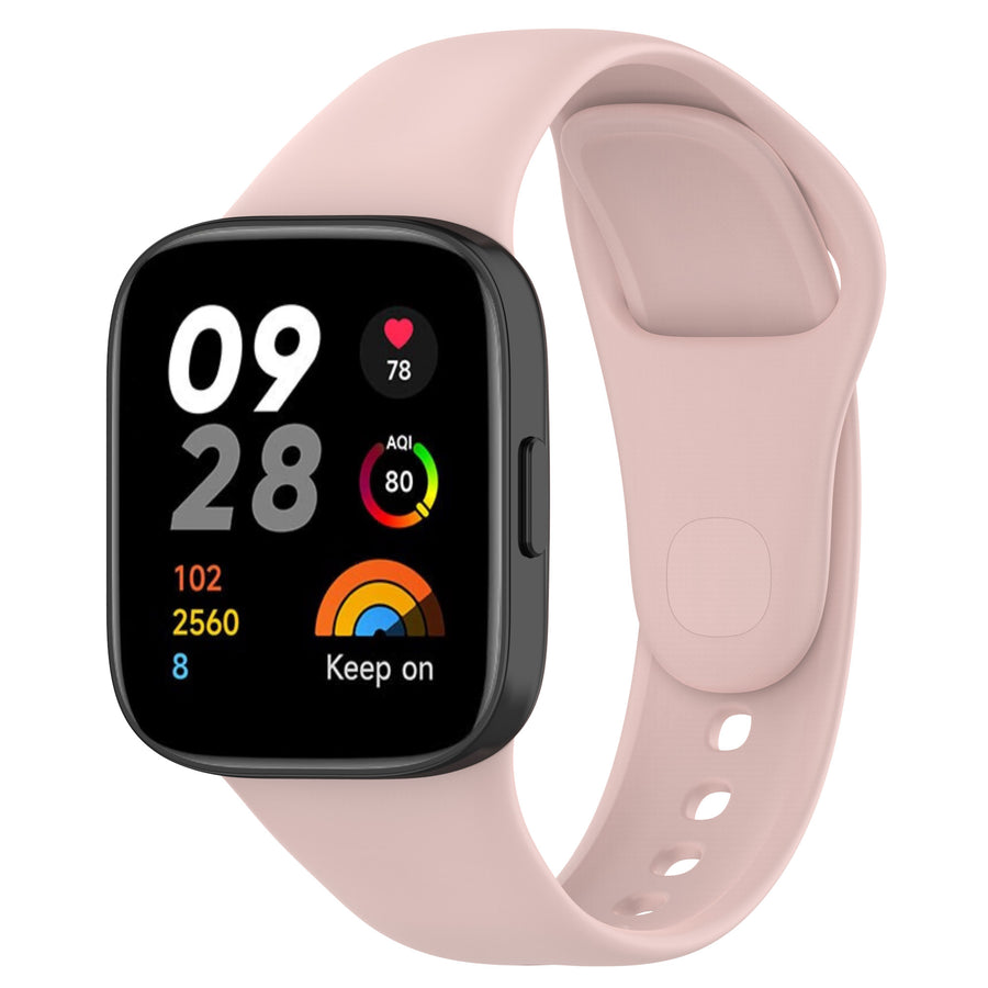 Xiaomi Redmi Watch 3 Zore KRD-81 Silikon Kordon - Pembe