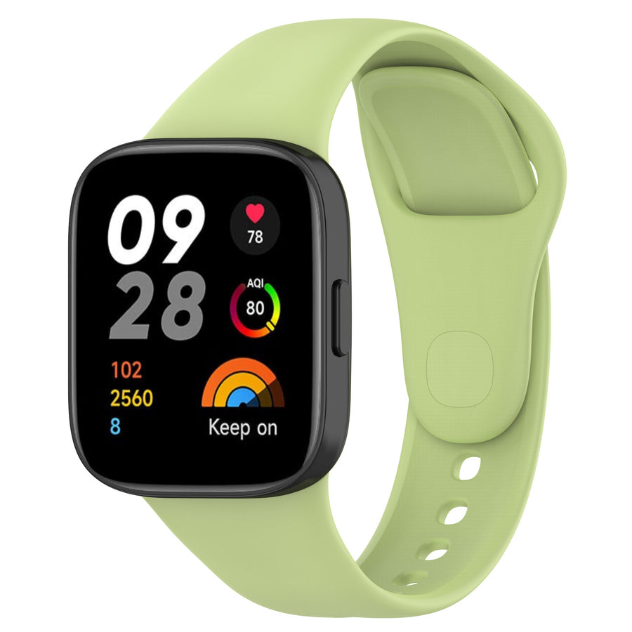 Xiaomi Redmi Watch 3 Zore KRD-81 Silikon Kordon - Yeşil