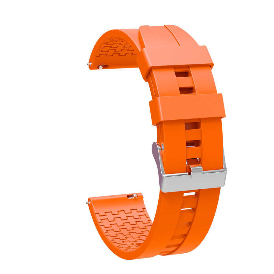 Xiaomi Redmi Watch 5 Active KRD-23 22mm Silikon Kordon - Turuncu