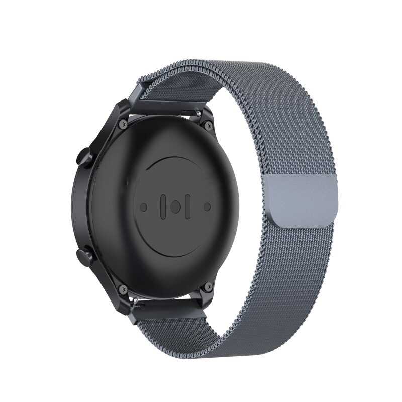 Xiaomi Redmi Watch 5 Active Zore KRD-12 22mm Metal Kordon - Gri