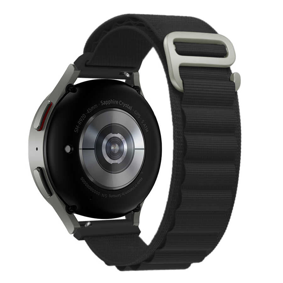 Xiaomi Redmi Watch 5 Active Zore KRD-74 22mm Hasır Kordon - Siyah