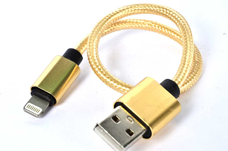 Zore 30 Cm Halat Lightning Usb Kablo - Gold