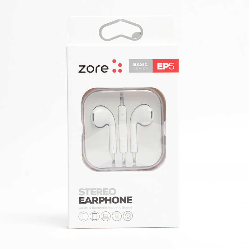 Zore EP5 Basıc Serisi 3.5mm Kulaklık - Beyaz