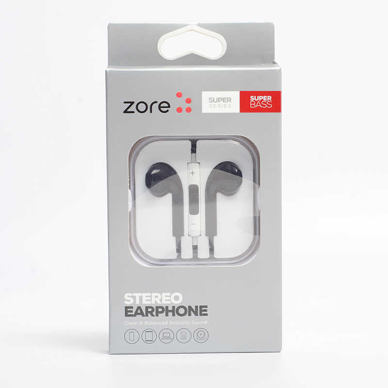 Zore EP5 Basıc Serisi 3.5mm Kulaklık - Siyah