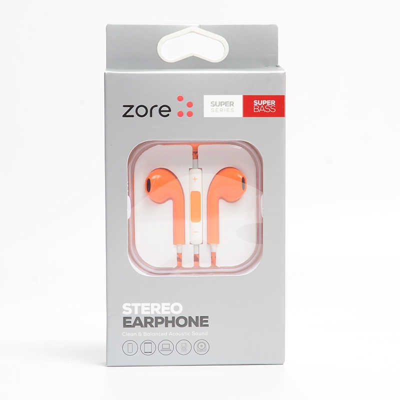 Zore EP5 Basıc Serisi 3.5mm Kulaklık - Turuncu