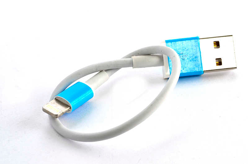 Zore Lightning Beyaz 25-30 Cm Kısa Usb Kablo - Beyaz