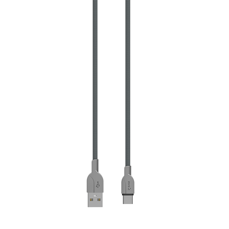 Zore ZR-LS411 Type-C Usb Kablo - Gri