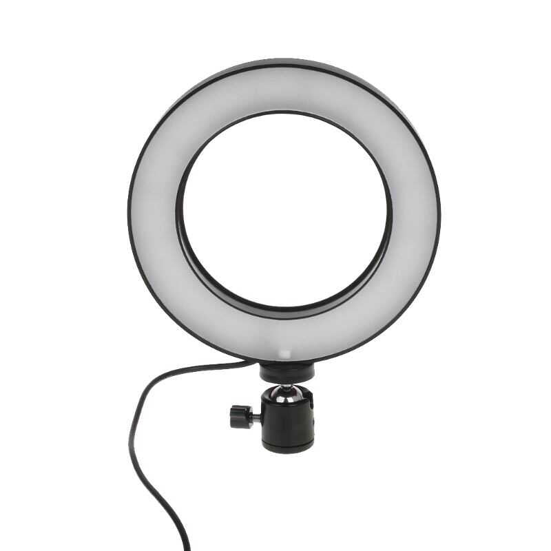 Zore M-16 Işıklı Telefon Tutucu Ring Light - Siyah
