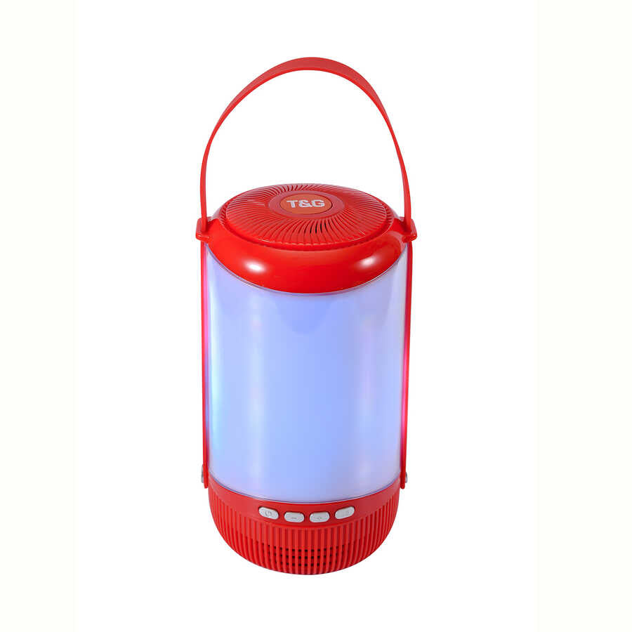 Zore TG-606 Bluetooth Speaker Hoparlör - Kırmızı
