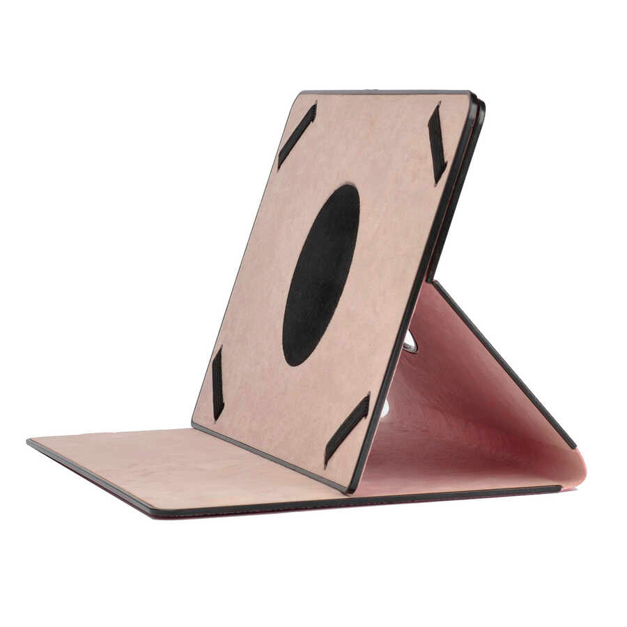 Zore Unik Universal 10 İnç Dönebilen Standlı Kılıf - Rose Gold