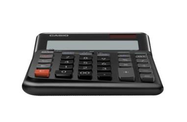Casio DE-12E-BK Siyah 12 Hane Masa Üstü Ergonomik Tuşlu Hesap Makinesi