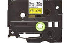 Brother Tze-FX621 9Mm Sarı Üzerine Siyah Esnek Laminasyon Etiket