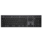 A4 Tech Fstyler FBX50C Gri Bluetooth+2.4G Nano Fn Şarjlı Multimedya Klavye