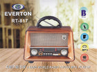 Everton Rt-817  Bluetooth Fm-Usb-Tf-Aux Şarjlı Nostaljik Radyo