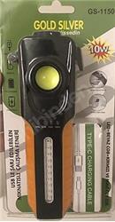 Gold Silver GS-1150 Mıknatıslı Powerbanklı Fener