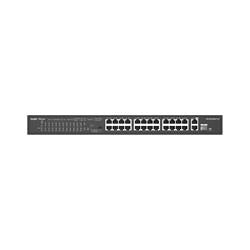 Ruijie-Reyee RG-ES126S-LP 24 Port Poe+ 10-100 Mbps + 2 Port 10-100-1000 Mbps Uplink Switch