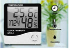Lotus LTS-3273 Clock  Dijital Nem ve Sıcaklık Ölçer Saat