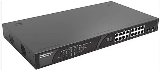 Ruijie-Reyee RG-ES118GS-P-L 18 Portlu Gigabit 16 Port POE+ 10-100-1000 Mbps 2 Port SFP 247W