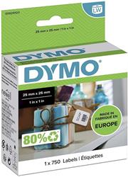 DYMO S0929120 LW Çok Amaçlı Kare Etiket,750 etiket-pk, 25x 25 mm
