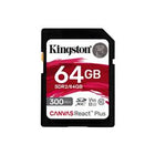 Kingston SDR2-64GB Canvas React Plus SDXC UHS-II 300R-260W U3 V90 for Full HD-4K-8K Hafıza Kartı