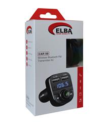 Elba Car X8 2Usb Wireless Bluetooth Fm Transmitter Kit