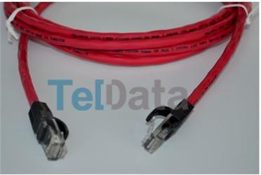 Teldata TLD-500K Cat6 5MT Kırmızı Utp Patch Kablo
