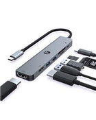 Vcom CUE39 Type-C To Hdmi(4K@60Hz)+Hdmi(1080P@60Hz)+Usb3.0+SD2.0+TF2.0+Pd 3.0 100W Çoklayıcı