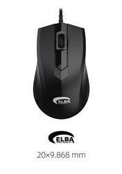 Elba M303 Usb Siyah 3D Optik Kablolu Mouse