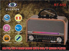 Everton Rt-659  Bluetooth Fm-Usb-Tf-Aux Şarjlı Nostaljik Radyo