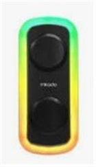 Mikado MD-C18 Siyah 8W RGB Işıklı Taşınabilir Speaker Hoparlör