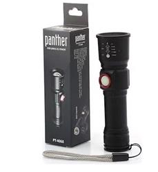 Panther PT-4060 LED Şarjlı Metal El Feneri