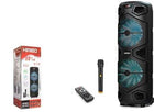 KIMISO QS-1002 3000W Bluetooth Mikrofonlu Uzaktan Kumandalı Usb-Tfcard-Aux Müzik Çalar