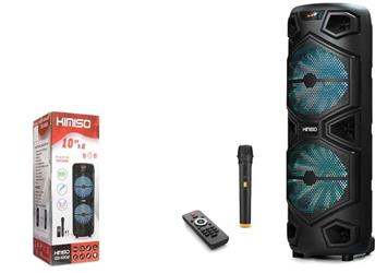 KIMISO QS-1002 3000W Bluetooth Mikrofonlu Uzaktan Kumandalı Usb-Tfcard-Aux Müzik Çalar