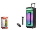 KIMISO QS4230 Mikrofonlu 8" Bluetooth Speaker Uzaktan Kumandalı 2x8" 265-300-675MM Usb-TfCard