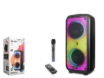 NDR-1095 6000W tepe güç çift 8" Karaoke Bluetooth Boombox