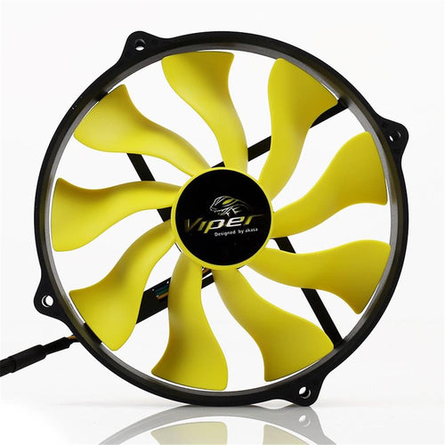 AKASA AK-FN073 "Viper R" 12cm Yuva için 14cm S-Flow Yüksek Performanslı Sessiz Fan