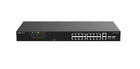 Ruijie-Reyee RG-ES118FGS-LP 16 Port POE+ 2 Port 10-100-1000 Mbps + 2 Port SFP 120W