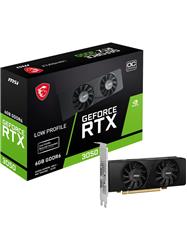 Msi GeForce RTX3050 LP 6G OC 6GB GDDR6 96B DX12 PCIE 4.0 X8 (1XDP 2XHDMI) Gaming Ekran Kartı