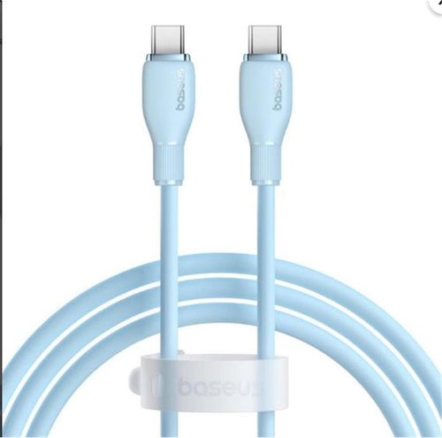 Baseus Pudding USB-A Light 2.4A Kablo 1.2m Mavi (P10355700311-00)