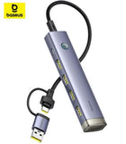 Baseus UltraJoy 6-Port HUB-Uzay Grisi (B00052802811-02)