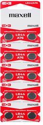 Maxell LR44 A76 AG13 Alkalin Düğme Pil 10'lu Paket