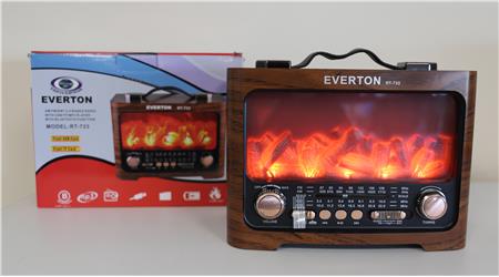 Everton Rt-733 Bluetooth Fm-Usb-Tf-Aux  Şarjlı Nostaljik Radyo