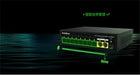 Tenda S110GPC 10 Port 8 Port Poe+ 10-100 Mbps + 2 Port 10-100-1000 Uplink Switch Çelik Kasa