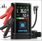Avapow JP3 16000mAh 3000A &amp; Lastik Şişirme Pompalı Jump Starter Taşınabilir Akü Takviye Kiti
