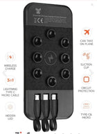 Snapron SNP-3003 10.000 Mah Vantuzlu Wireless Kablosuz ve 3in1 Kablolu Powerbank