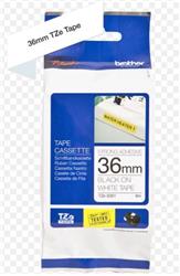 Brother Tze-S261 36 mm Beyaz Üzeri Siyah GüçlüYapışkanlı Laminasyonlu Etiket